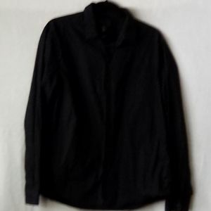 H&M solid black with white dots XL Slim Fit